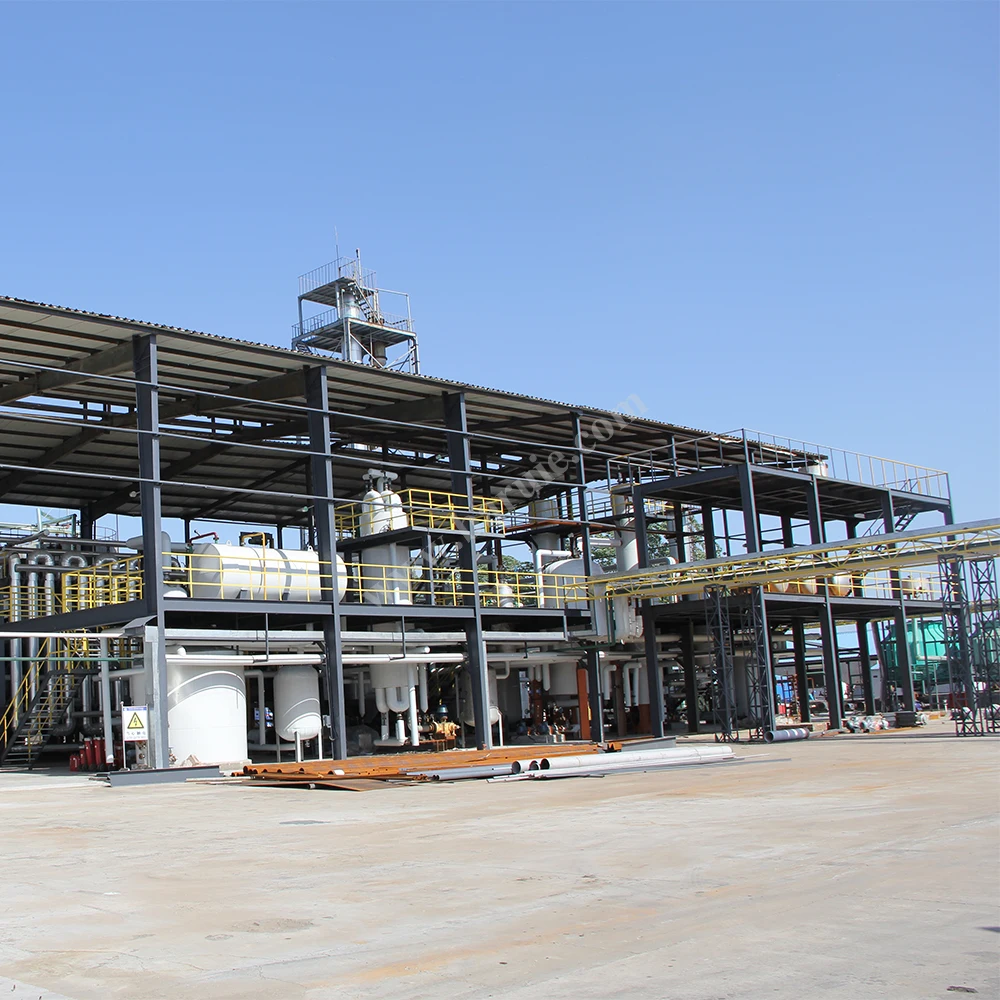 Automatic 10-100 TPD biodiesel plant production  transesterification machine for sale