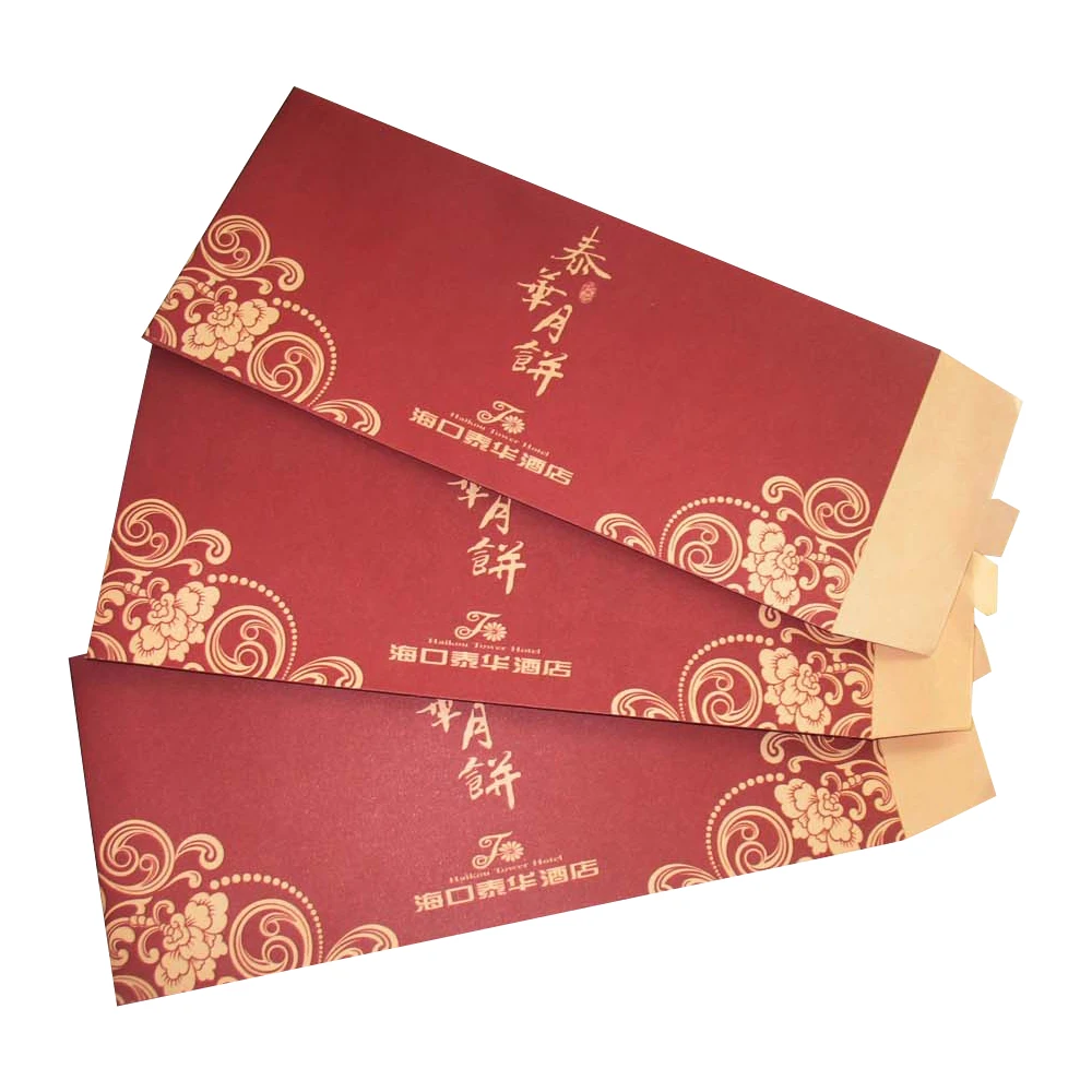 OEM custom colorful printing red box gift card gift C factory from China