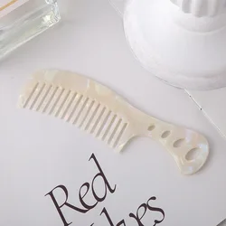 Hot Sale Korean Acid Cellulose Acetate Hair combs with Handle Custom Comb for Women