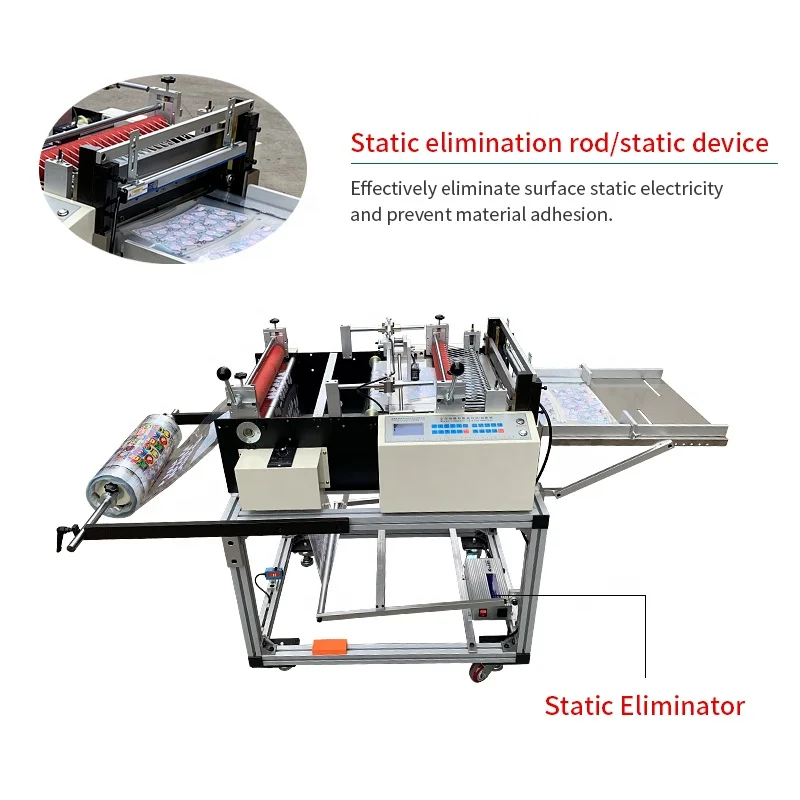 China sells high quality automatic electric eye positioning PVC cutting machine PET film slicer PE film cutting machine