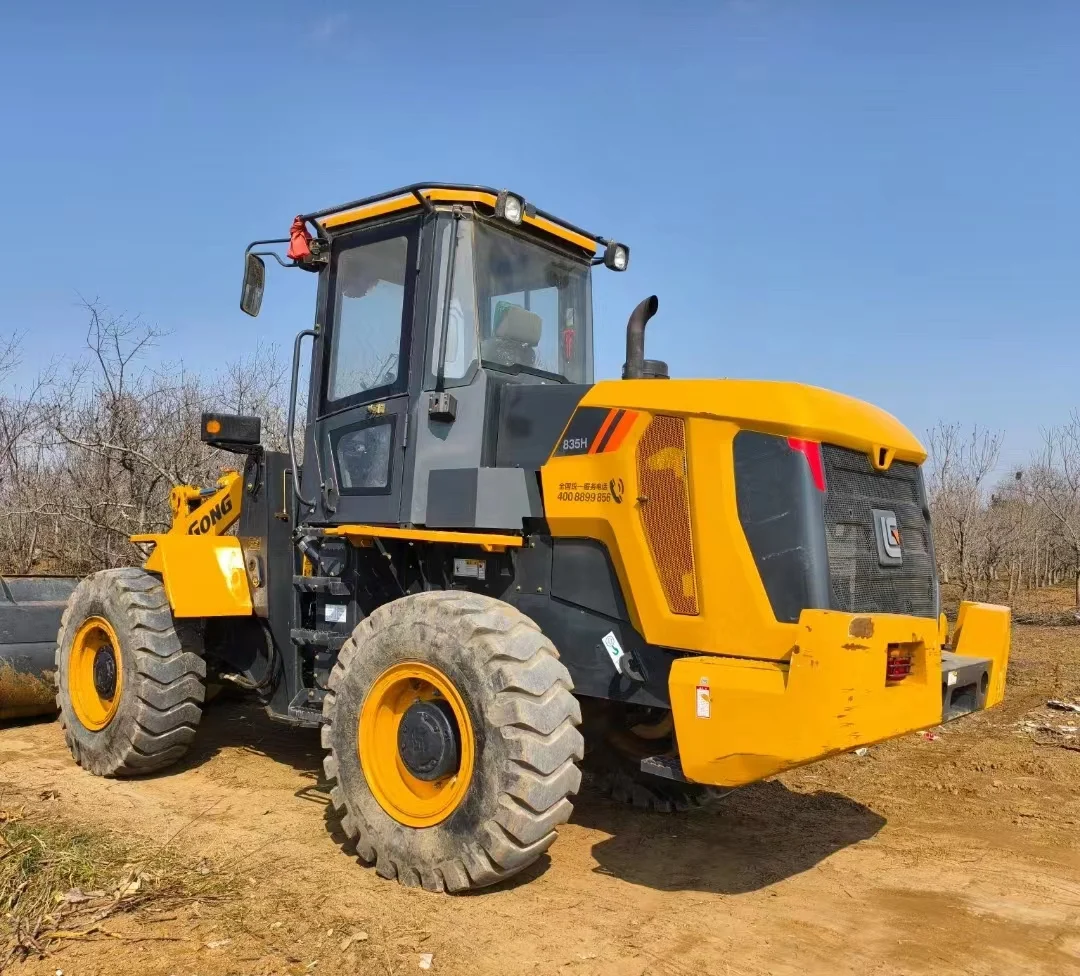 Новый мини-Погрузчик Liugong CLG835H с двигателем Yuchai 3-тонная землеройная машина