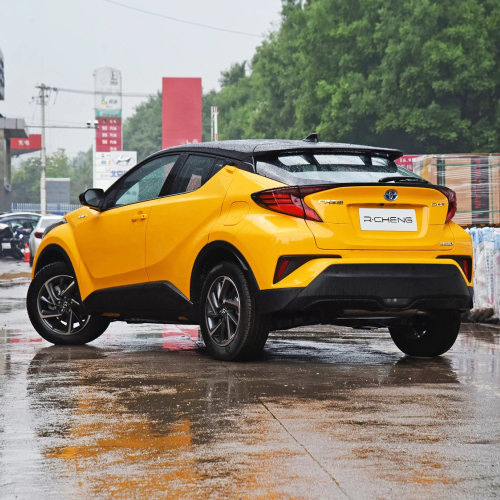 Новое поступление бензиновых автомобилей Новый внедорожник в Китае Toyota C H--R желтый 2-колесный новый бензиновый автомобиль