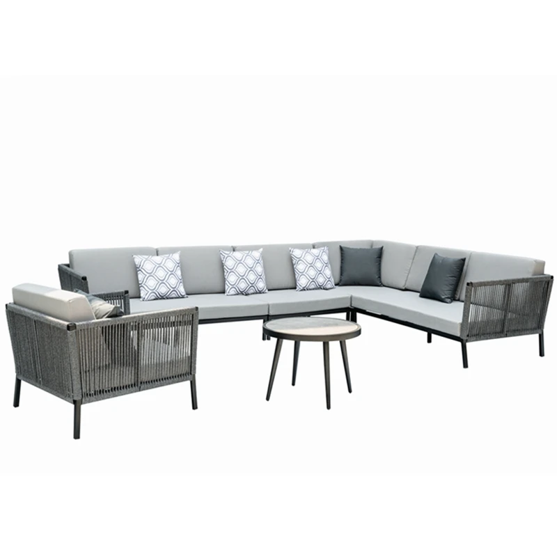 Popular design teak rope outdoor furniture teak patio furniture set outdoor outdoor furniture teak sofa