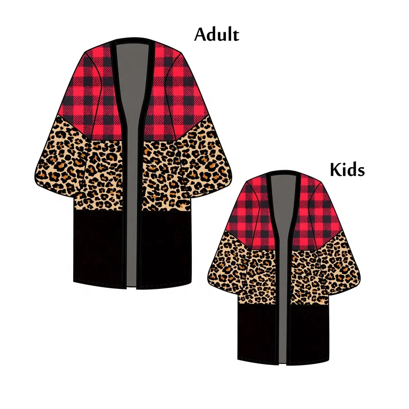 Factory custom wholesale long coat family clothes matching mommy and me fashion coats unique little girls clothing sets