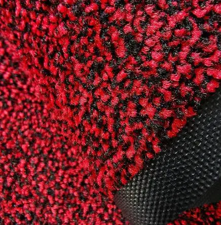 Nylon raw material color yarn rubber carpet machine washable solid color tufted office and home entry-level floor mat