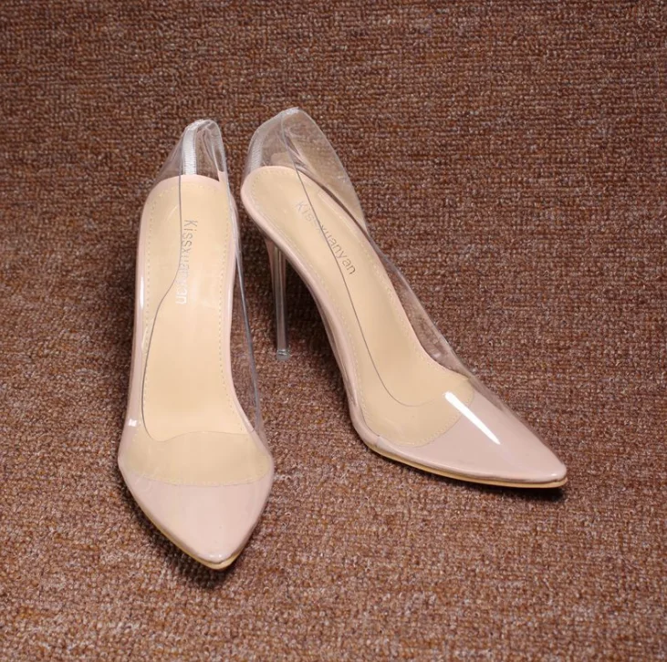 c11481a newest plus size women pumps high heel jelly shoes