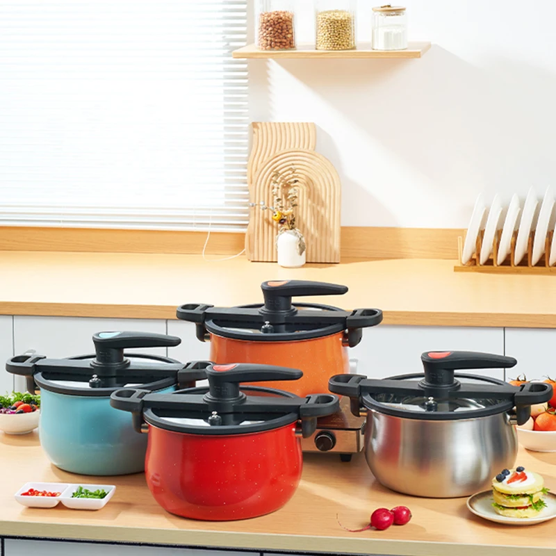 Wholesale Induction Casserole Cooking Pot cookware Stainless Steel Non Stick Stock Pot Micro Pressure Cookers