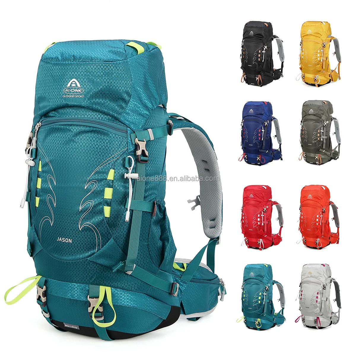 aione backpack brand design 35+5l large capacity expandable mountain bagpack rucksack outdoor trekking hiking backpack bag