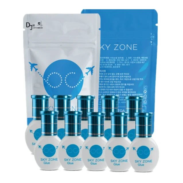 South Korea 1-2s Dry Time Fastest Strongest Eyelash Extensions Glue Sky Zone Glue 5ml