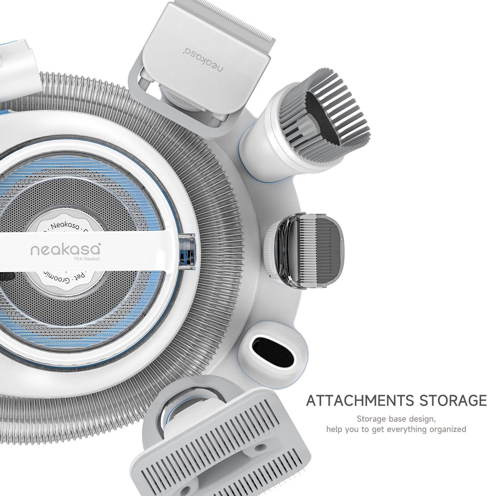 NEAKASA (FKA Neabot) P2 Pro Pet Cat Dog Hair Grooming Clipper Vacuum