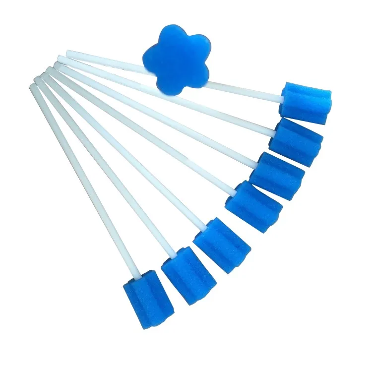 Disposable Sponge Treated Flavored Oral Swabs with Chlorhexidine