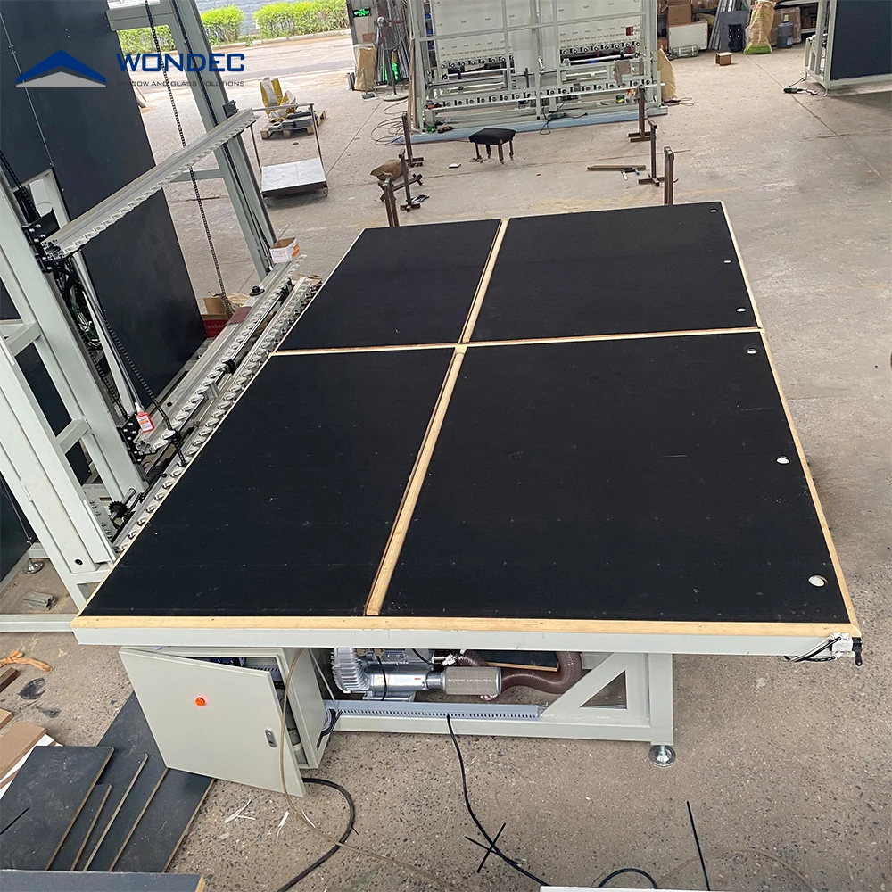 Hydraulic Semi Automatic Digital Manual Operating Float Low-e  Flat Stained Glass Cutting Table