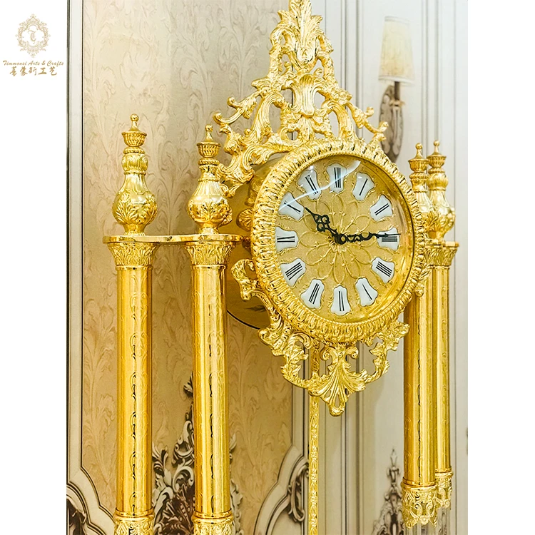 Factory Custom Design High Quality Luxury Floor Grandfather Clock For Home Decoration