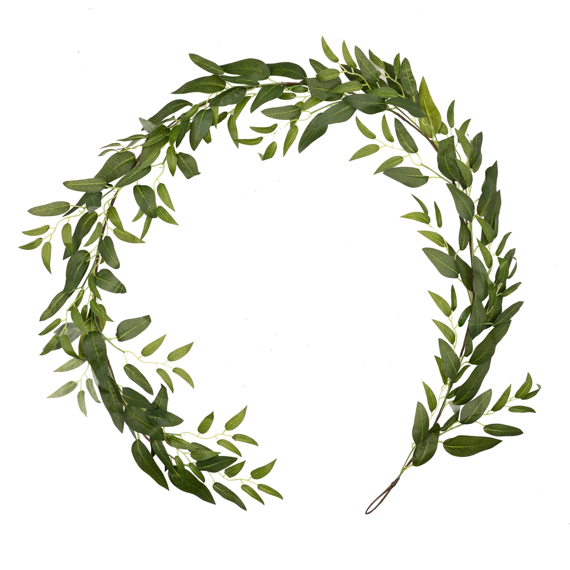 Свадебное украшение, Рождественская Декоративная гирлянда, искусственный эвкалипт, украшения для стола, искусственная ивовая гирлянда