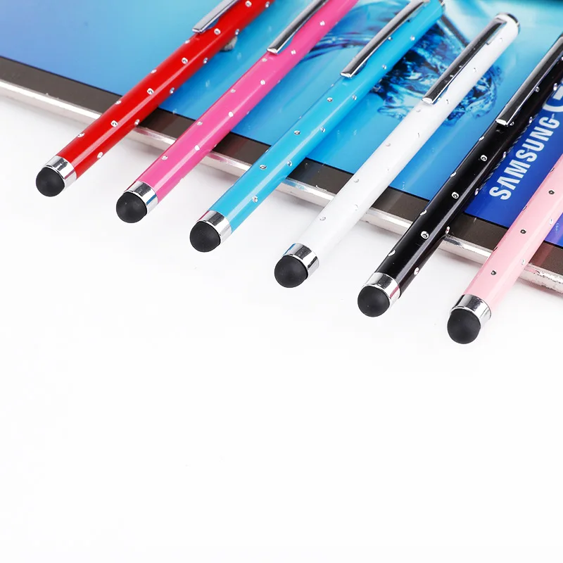Popular Rubber Tip Mini Stylus Pen For Smart Phone Screen Metal With No