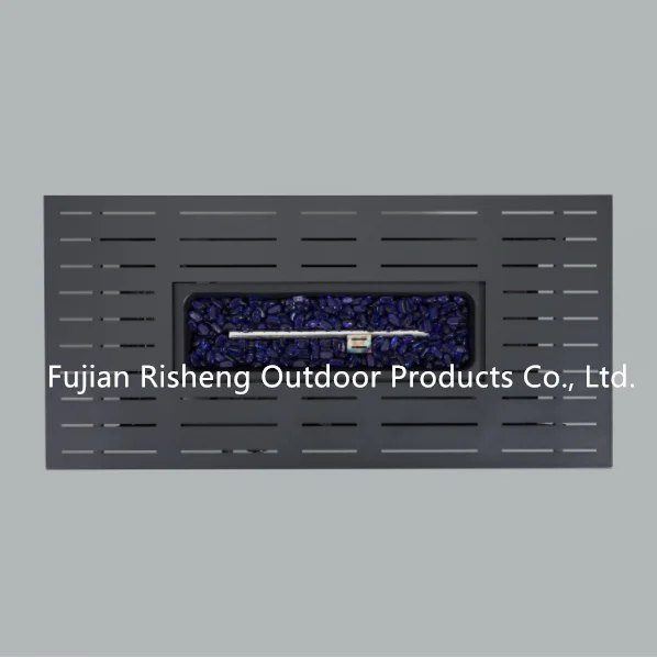 RS-R42001 42 inch Rectangular pure iron 50000 BTU Outdoor Propane fire pit Gas Fire Pit table for garden patio
