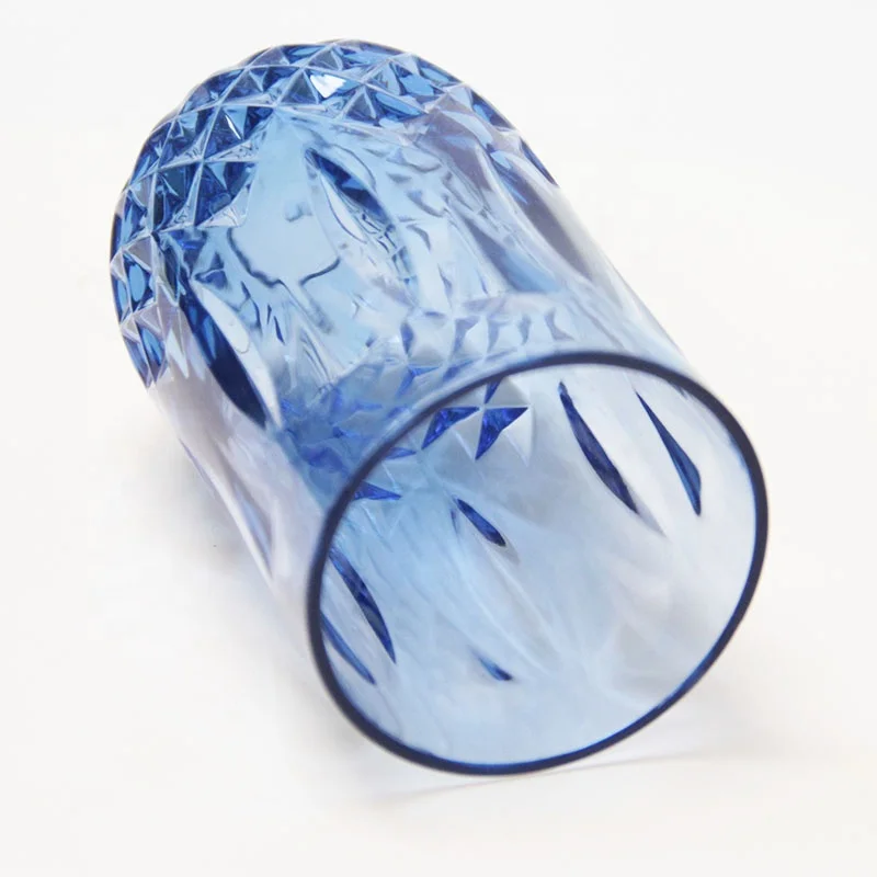 Best Seller Coastal Colors Round Glasses Kitchen Plastic Drinking Glasses Acrylic Drinking Tumblers In Bulk Highball Glasses