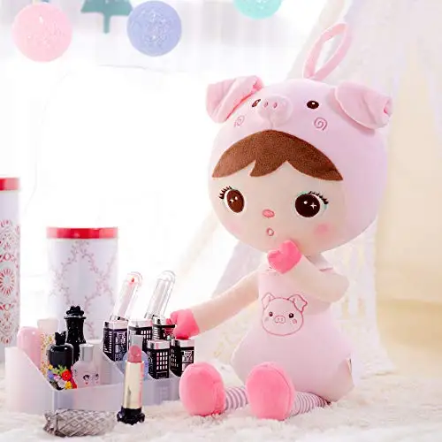 Baby Doll Girl Gifts Soft Plush Pig Dolls Pink 18 Inch