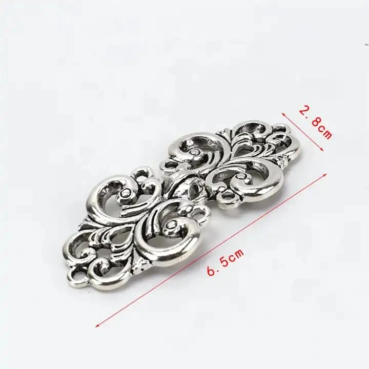Vintage alloy buttons unique Chinese style cheongsam pendant for jacket pocket shawl tie clothing buttons