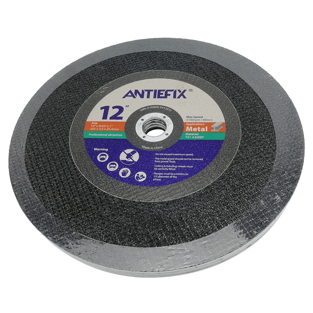 ANTIEFIX  305*3.5*25.4mm 12 Inch 80m/s Big Size Metal Stainless Precision Cutting Wheels Abrasive Disc