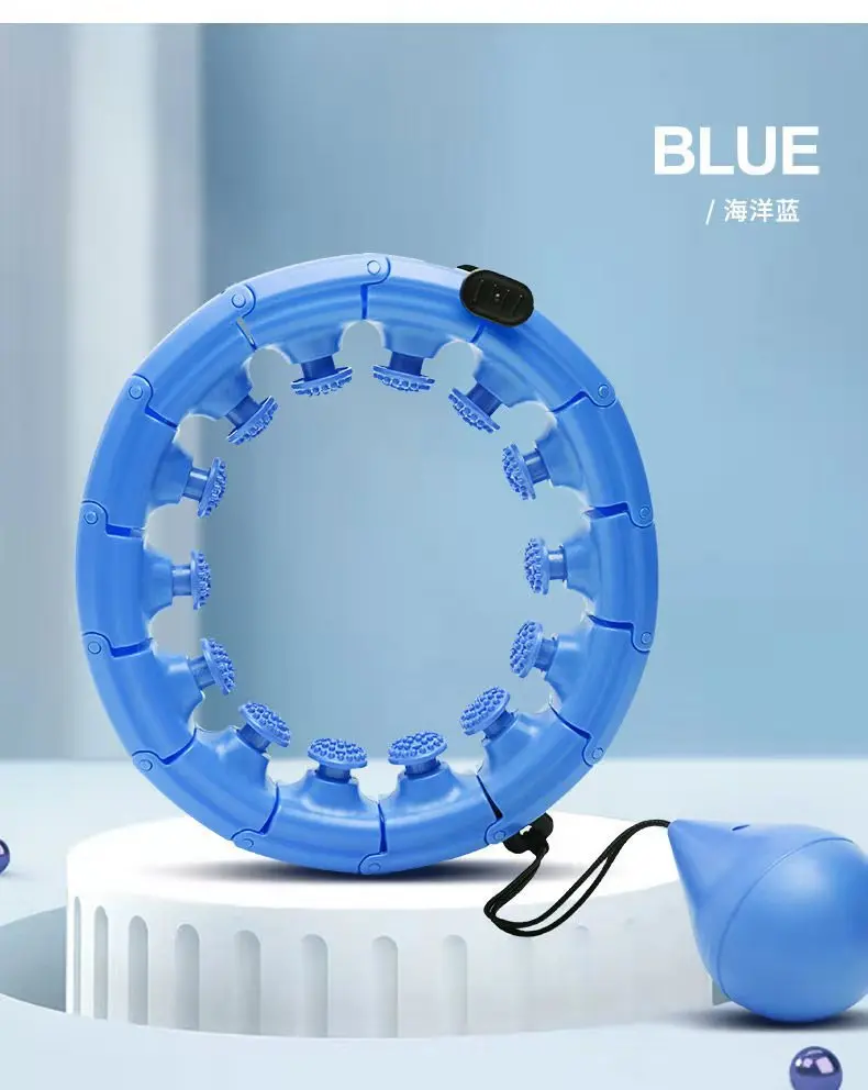 Hula  Ring Gym Equipment,Fitness Soft Waist Hula Ring Weight Hula Ring Set