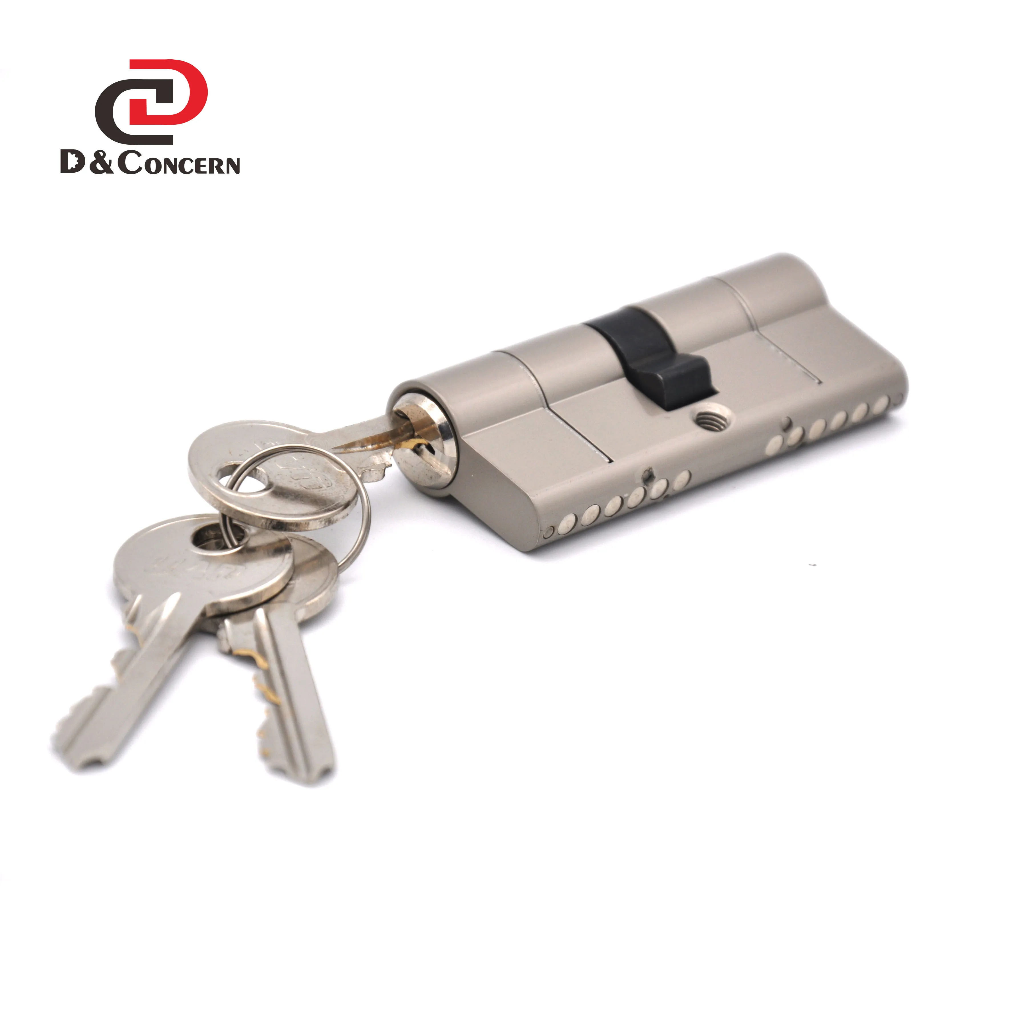 Новая мода Оптовая экологическая дешевая рекламная 70 мм двойной открытый цилиндр-нормальный ключ латунный замок цилиндр