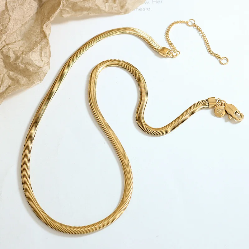 Ювелирные изделия в стиле хип-хоп 18K позолоченная цепочка из нержавеющей стали