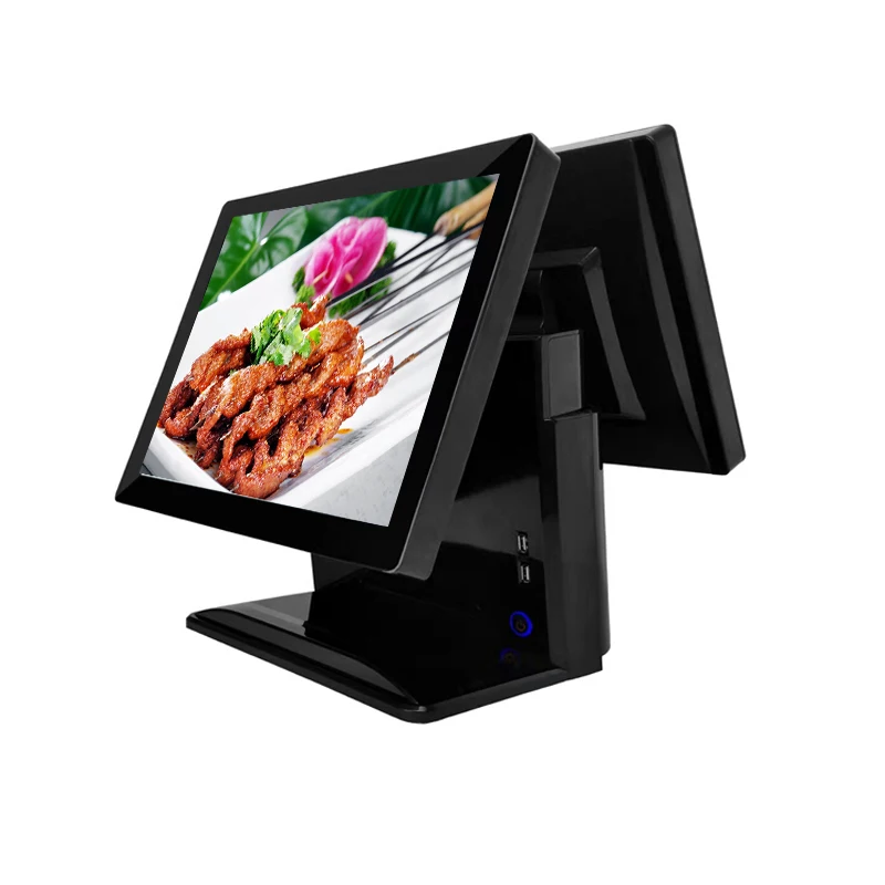 
China Manufacturer POS system 15 inch touch screen POS machine all in one T-C002 