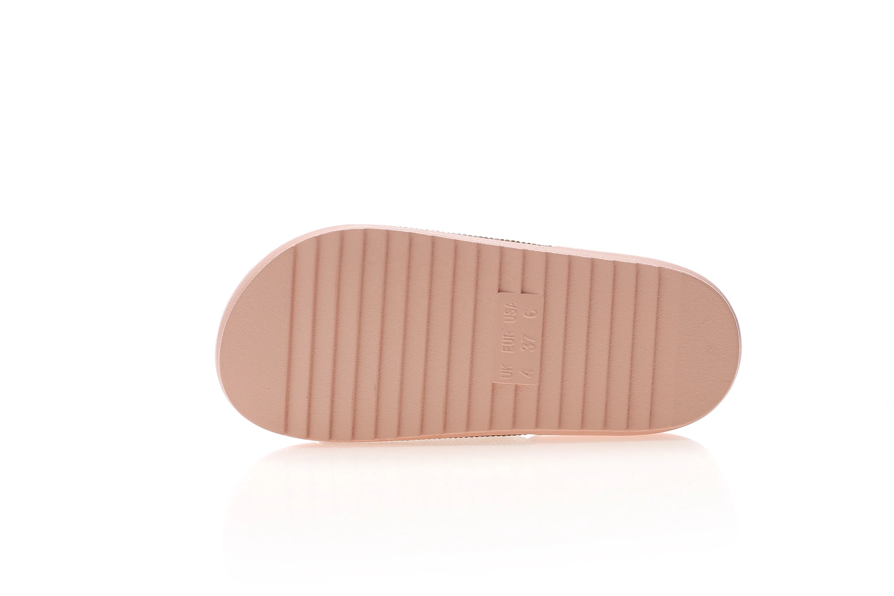 Customize Outdoor bling Decoration Flat Women Sandals outdoor Slides Slippers For Ladies Women Flat Sandals