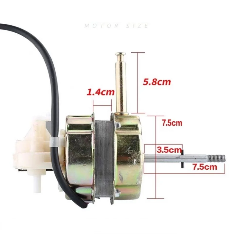 AC DC FAN MOTOR CUSTOM SIZE AND POWER CKD PACKING STAND FAN OR FLOOR FAN MOTOR