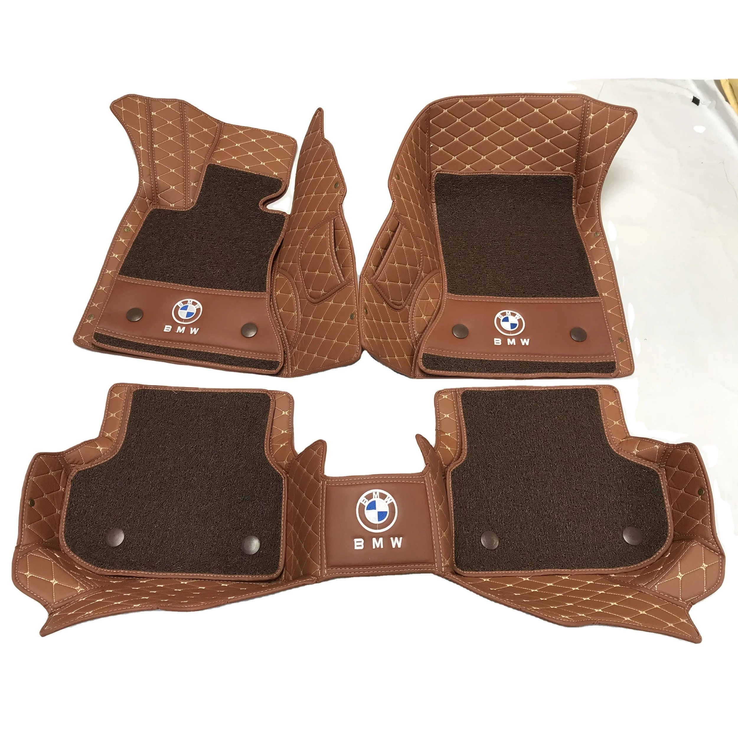 Waterproof Car Floor Mats with logo Right hand driving Opel Astraaudi A4 FloorLiner Front & Rear Carpet For Skoda Octavia