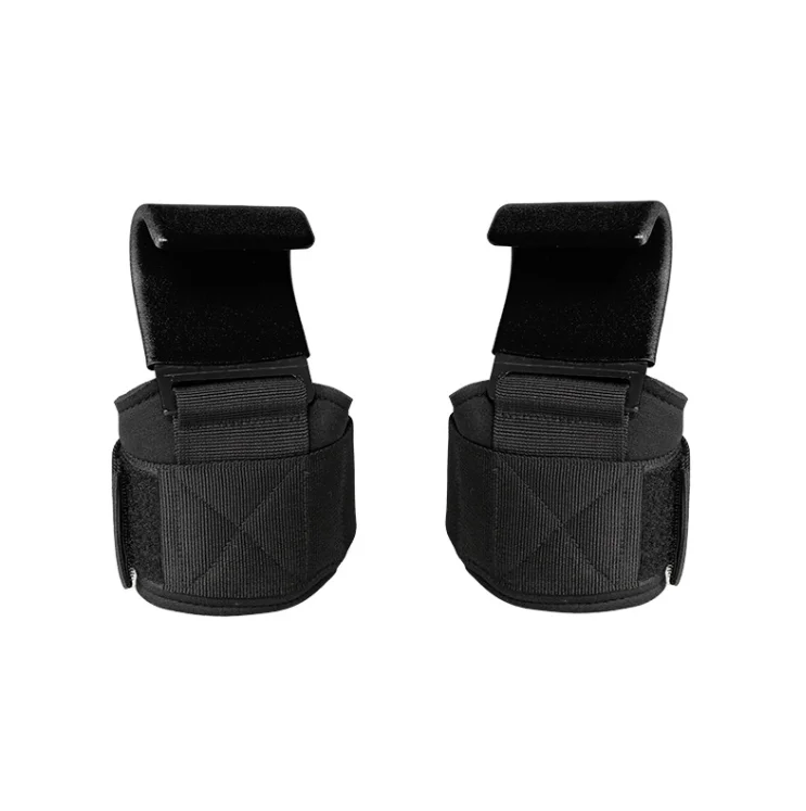 Weight Lifting Hooks Pull Up Grips Wrist Wraps Straps Weightlifting Grip Wrist Support For Gym Workout