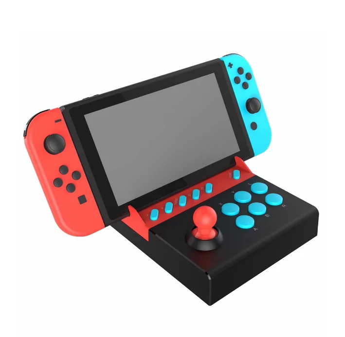 Gamepad Joystick Single Rocker Control Trigger Controller Joypad for Nintendo Switch Game Street Fighter Classic Arcade Design