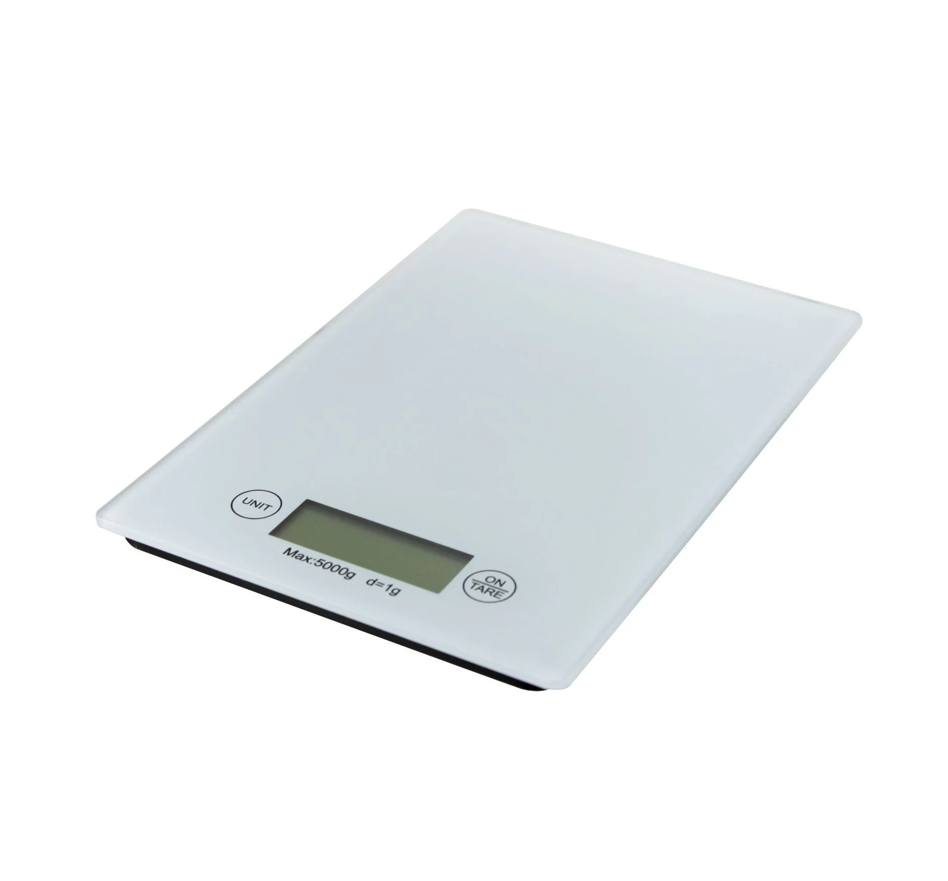 Rectangle 5KG Household Electronic Digital Kitchen Food Weighing Scale With Easy Clean Tempered Glass For Cooking Baking