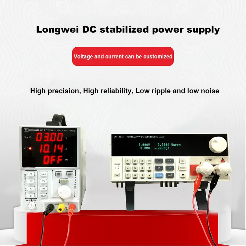 LW-1003E Longwei 100V 3A 300W Programable DC Power Supply Remote Control With Battery Charging Laboratory Bench Power  Supply