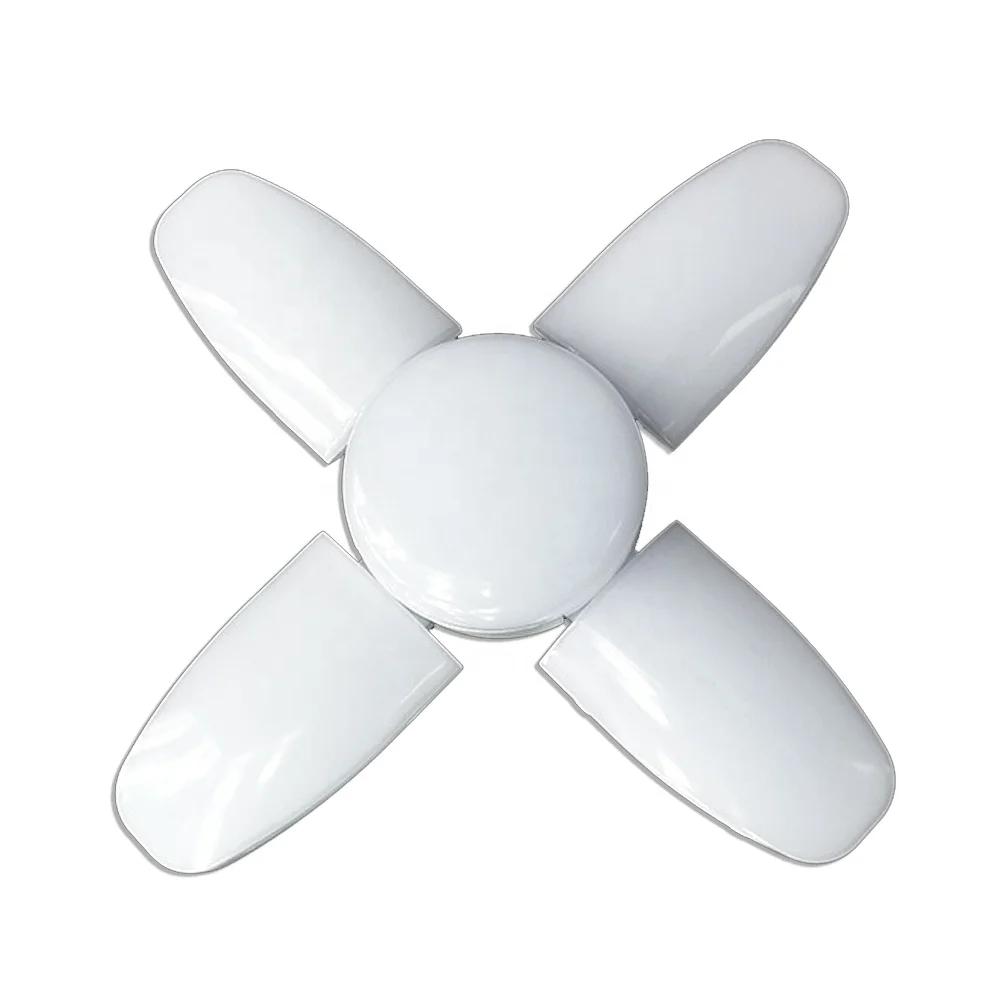 2020 HOT selling fan blade LED bulb ceiling fans with lights Garage Light 60W E27 Foldable Ceiling Workshop Lamp bulb