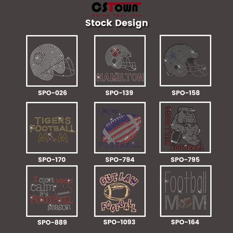 Manufacturer Transfer Printing Bling Bling Iron On Heat Transfer Designs