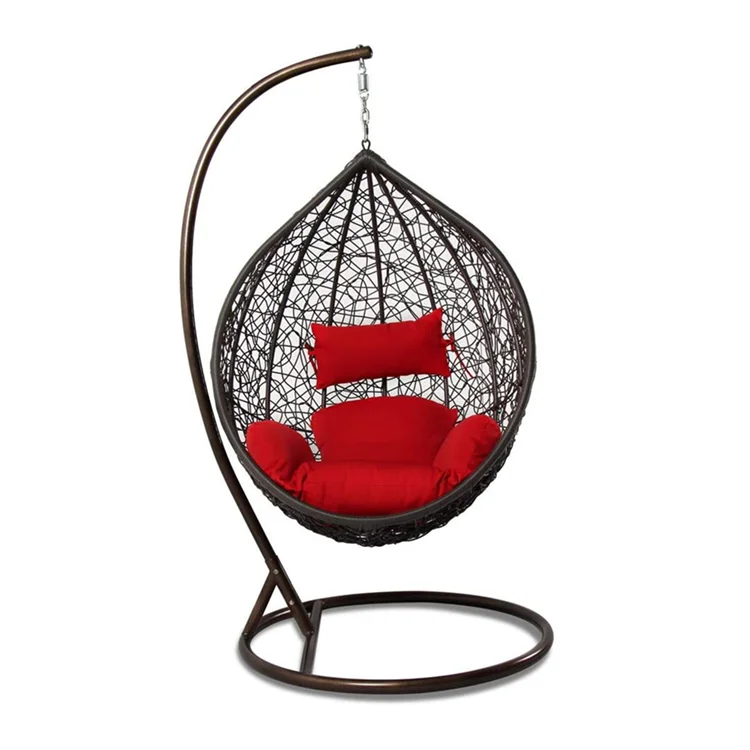 Outdoor hanging Swing Leisure Wicker Patio Swing Rattan Chair