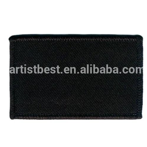 
High Quality Name Blank Back Glue Garment Embroidery Patch 