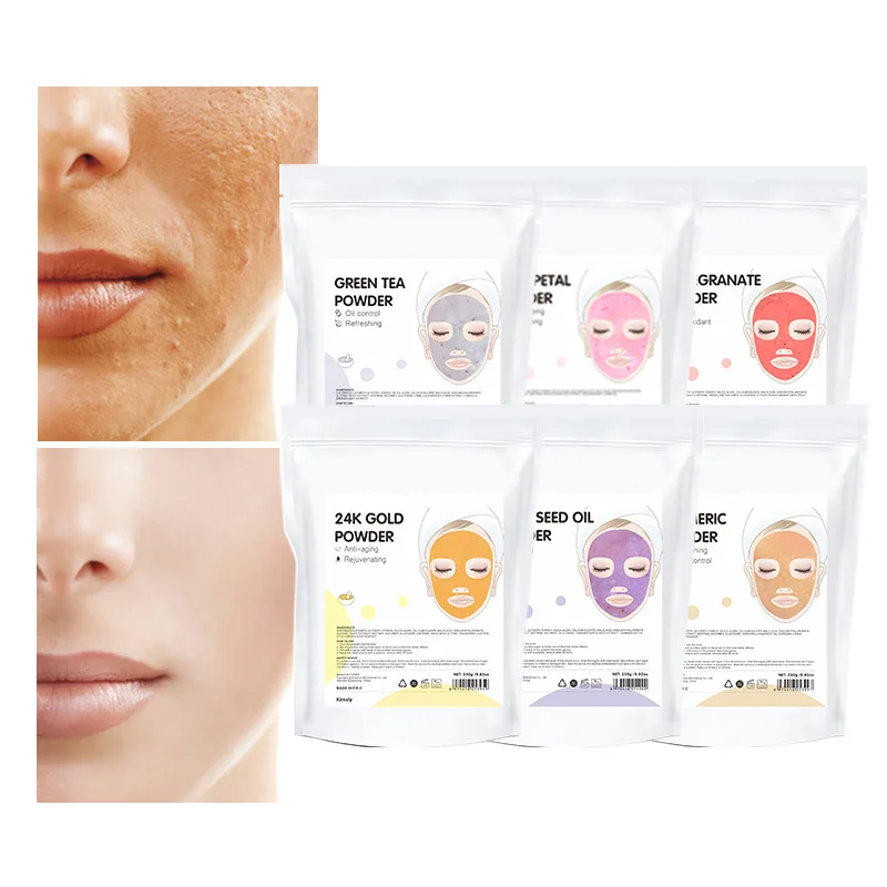 Crystal Petal Facial Mask Powder Hot Sale Jelly Facial Masks Powder Plant Skin Care Moisturizing Face Mask