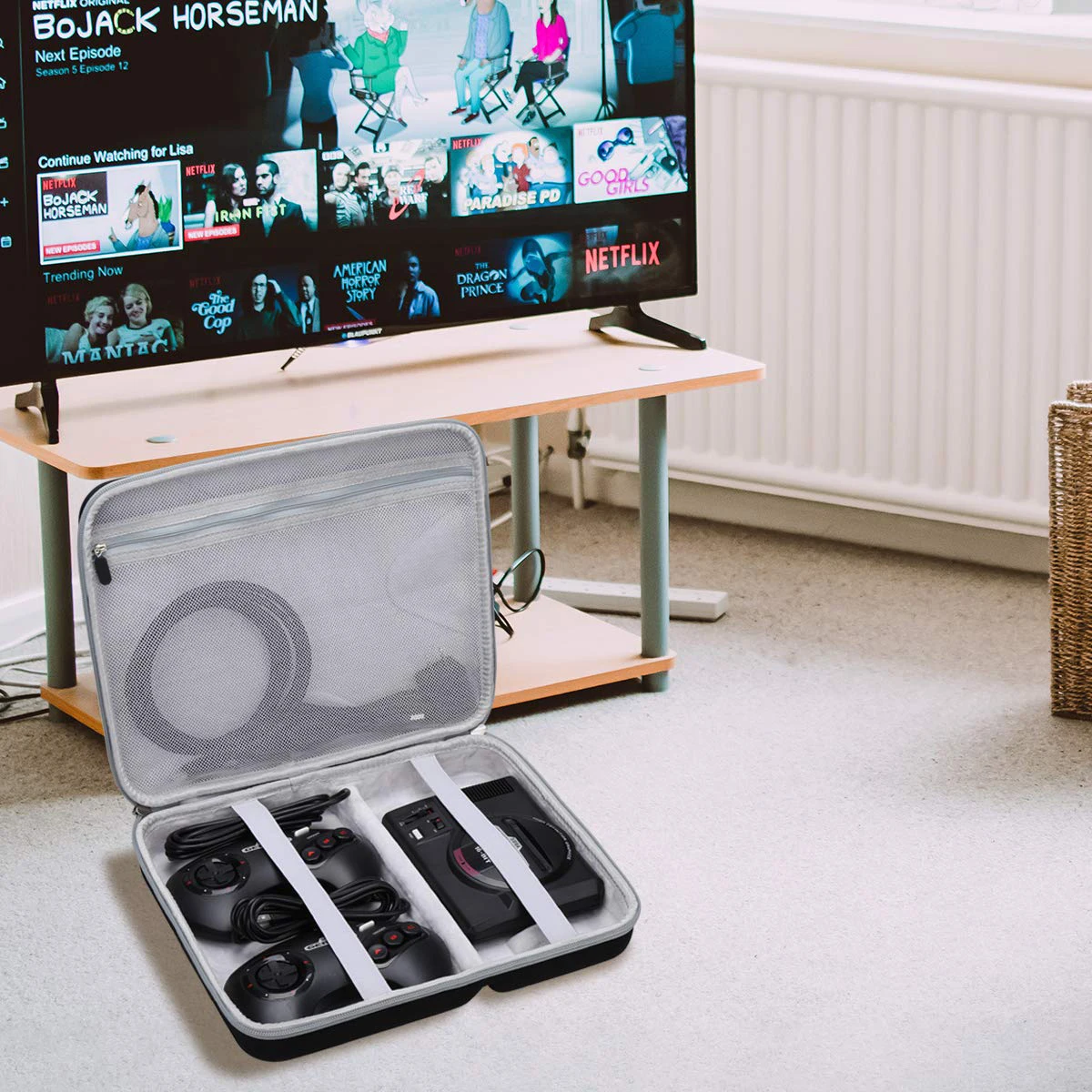 Playstation Hard Carry Travel Case for Sega Genesis Mini Genesis Console Carrying Case