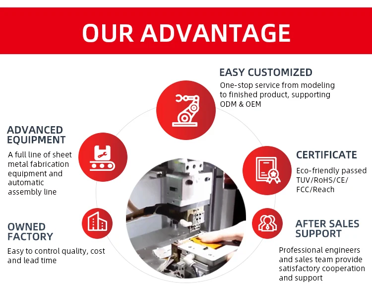 OWNFOLK POS System bill and coin Metal Cash Register cash drawer with hidden cable slot for restaurants and supermarkets