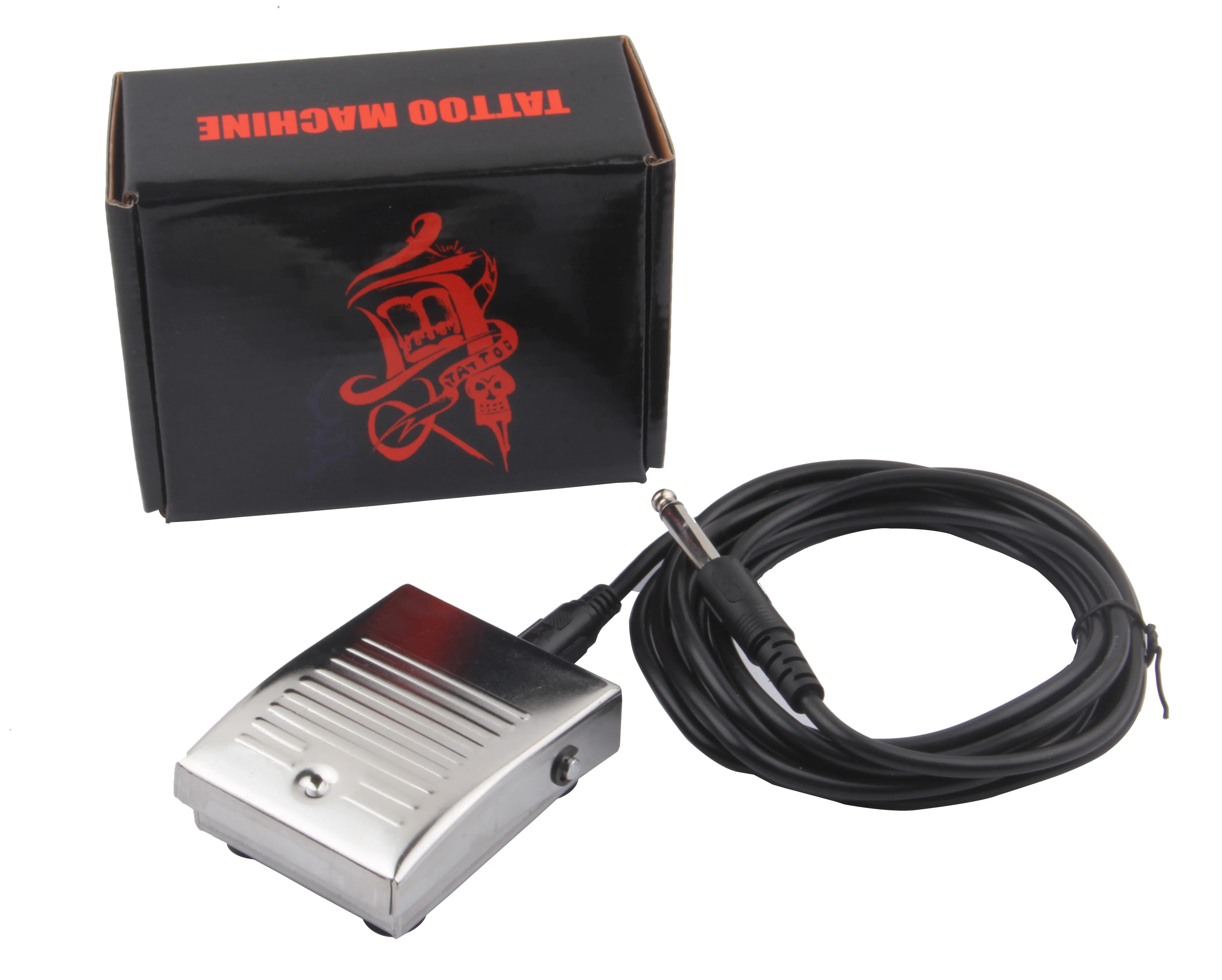 Ножная педаль для татуировки оптовая продажа блок питания из нержавеющей стали аксессуары ножной переключатель