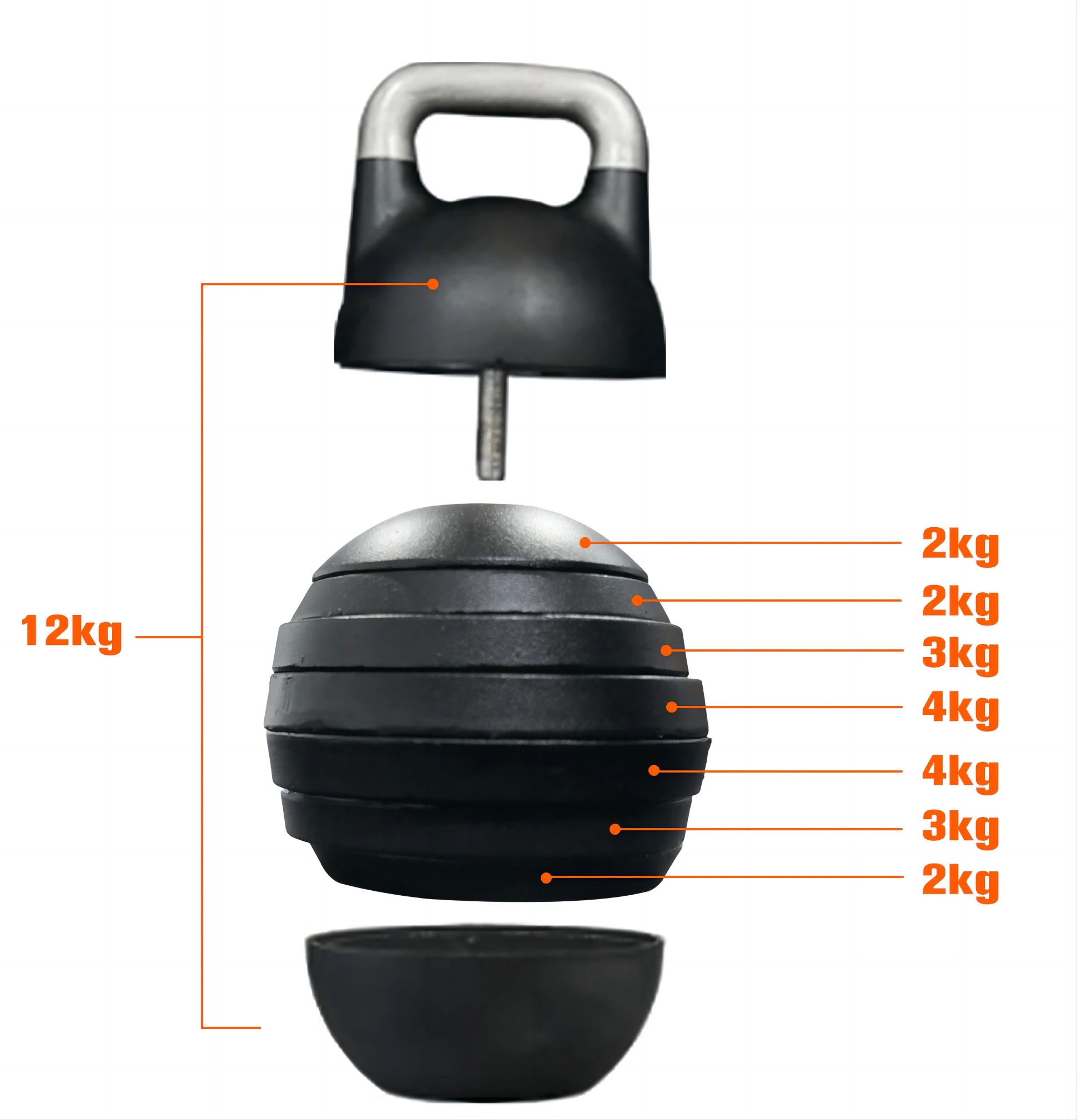 Wholesale weights Adjustable Kettlebells gym equipment training Kettlebell