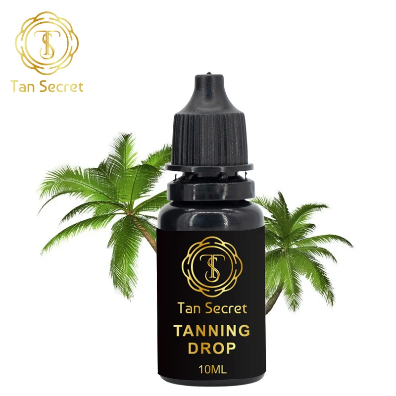 Hot sale UK popular Sun Kissed Skin Self Tanner Label the custom Tanned Oral spray Tanning drops factory price
