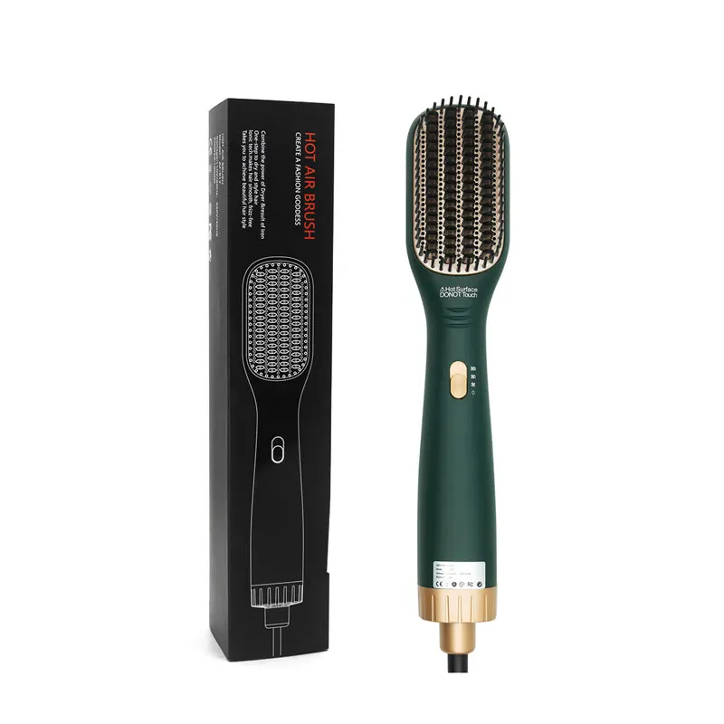 New 1000w Ionic Hair Dryer Hot Air Brush Volumizer with Dryer for Curly Hair