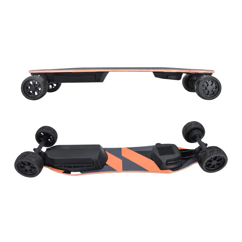 USA 8000mAh 500wx2 dual motor 40km 8Ah off road Longboard electric skateboard for kids adult