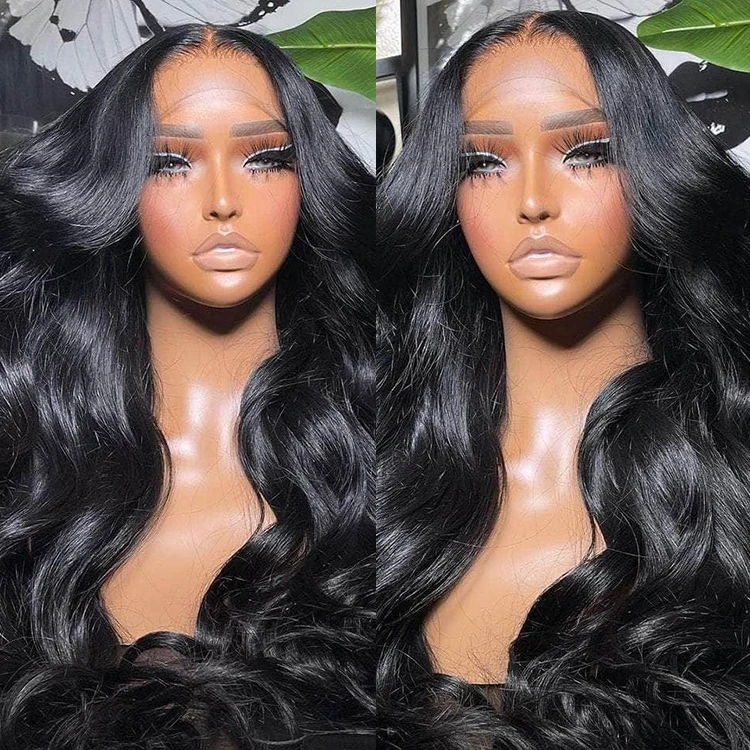 Wholesale 32 Inch Body Wave Lace Front Wigs Human Hair 13X4 30 Inch Hd Body Wave Lace Frontal Wig