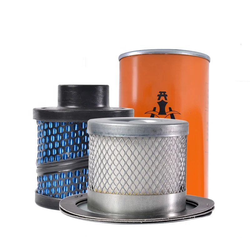 Screw type rotary air compressed machine spare parts oil filter on sale