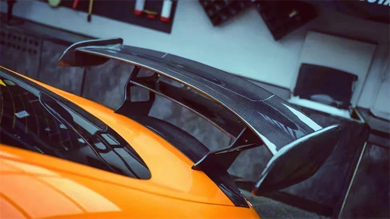 For Benz AMG GT GTS GTR GTC GT upgrade BS style carbon fiber rear spoiler (with LED) body kit rear diffuser front bumper edge